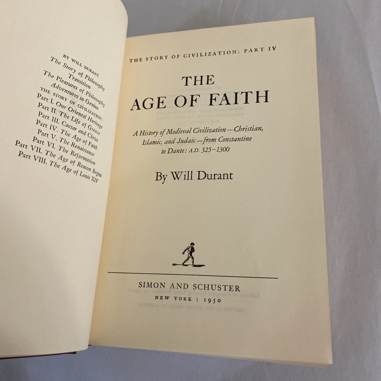 Will Durant Story of Civilization 6 Vol HC Set Red Cloth + 1963 1st Print S&SLot - Image 8