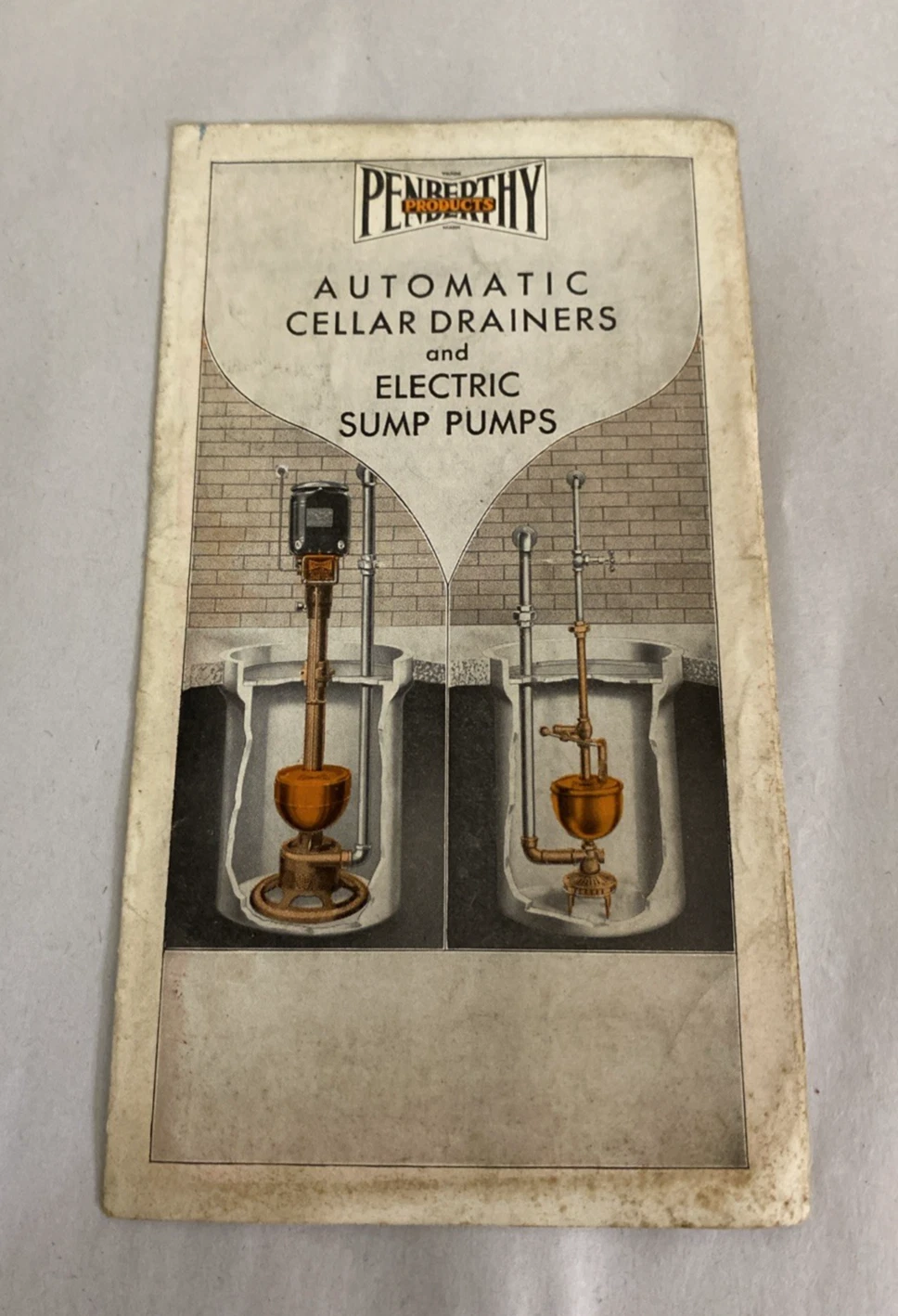 c.1930s Penberthy Automatic Cellar Drainers & Electric Sump Pumps brochure flyer