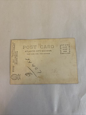 Early RPPC by Foto Ditrich – Pretty Woman, 1107 Boardwalk Atlantic City NJ - Image 3