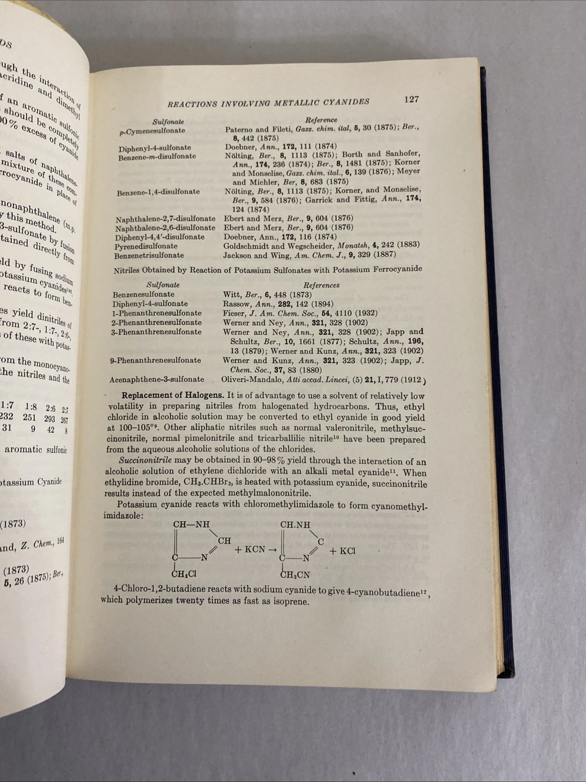 1947 ACS Monograph 105 Organic Cyanogen Comps Migrdichian Tuthill BNL w Ephemera - Image 11