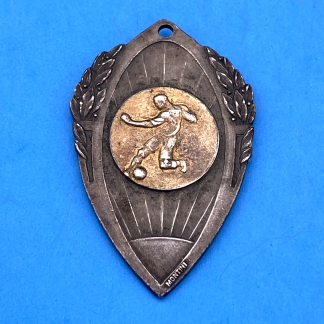 Vintage Youth Club Soccer Silver Medal - Montini - CCE 10 Logar 1940 Juvenil