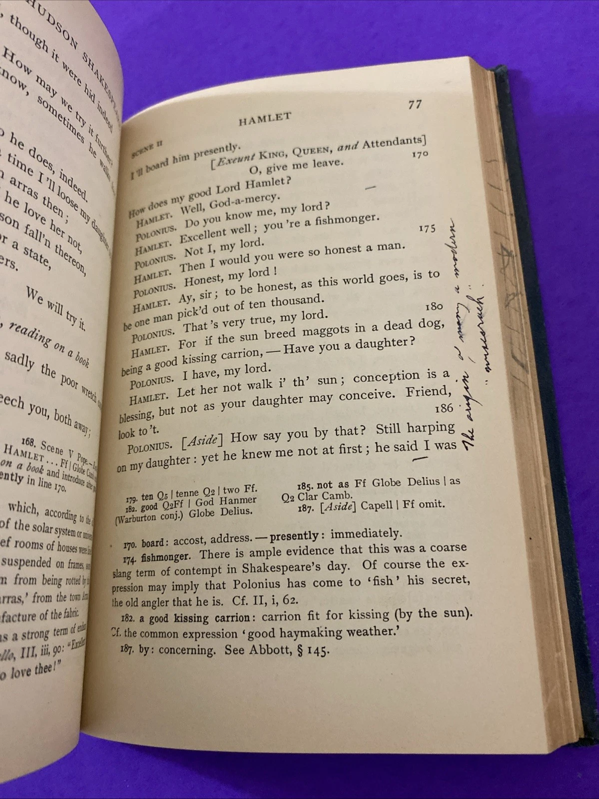 1909 New Hudson Shakespeare Hamlet Ginn & Co Quarto Facsimiles Annotated Vintage - Image 10
