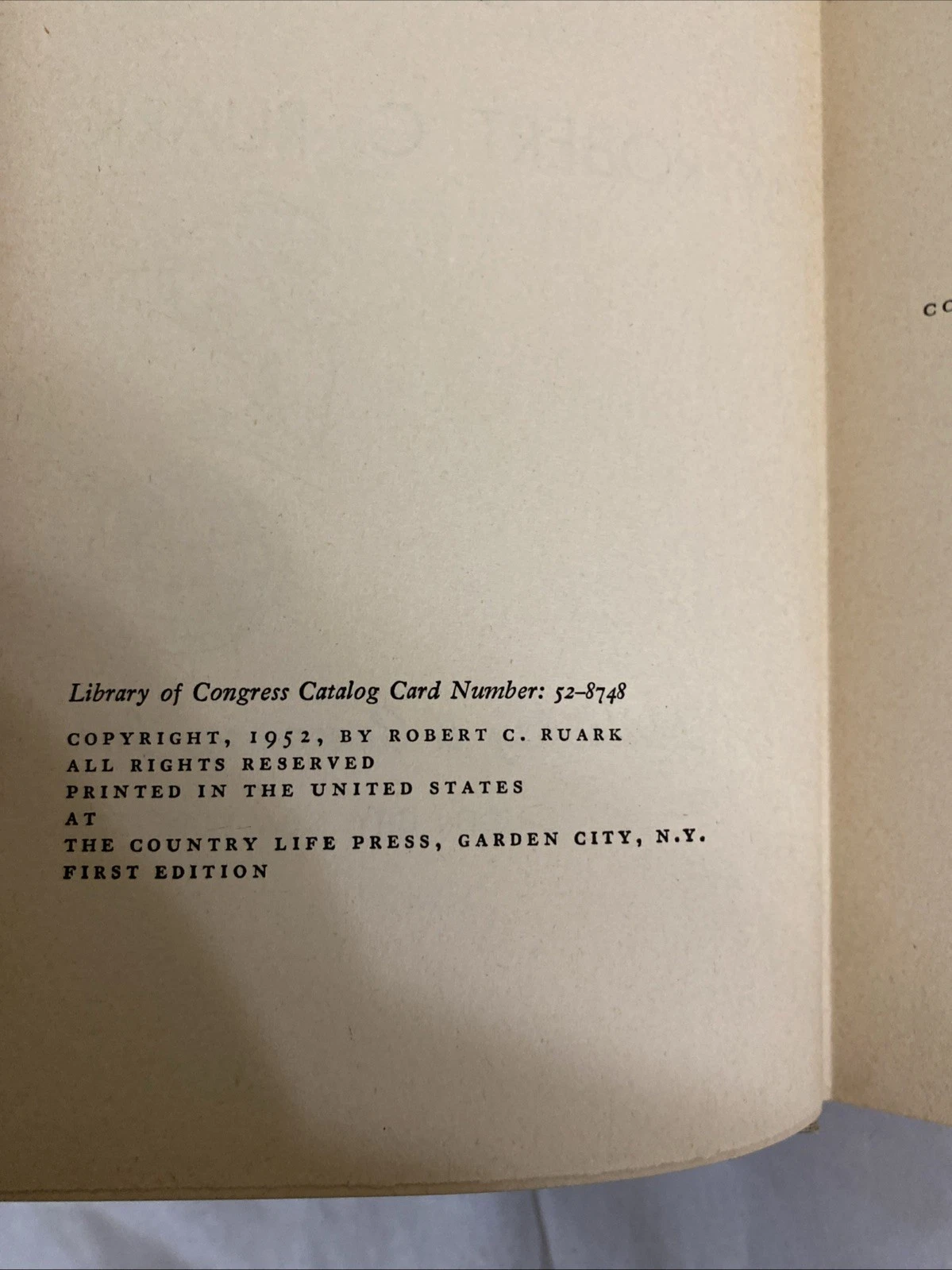 1952 Grenadine's Spawn Ruark First Edition Doubleday $3.50 DJHC Satire Novel VTG - Image 5