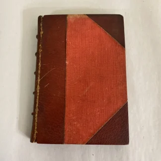 1899 Rubaiyat of Omar Khayyam Macmillan Golden Treasury Leather Spine Gilt Inscr