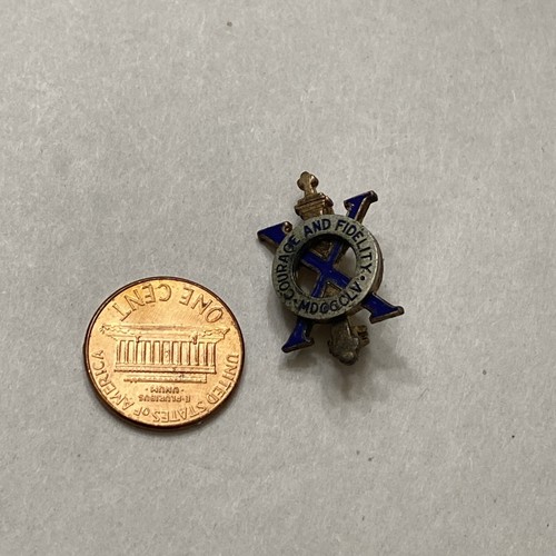 10th Infantry Regiment Badge Enamel Pin Courage and Fidelity Badge NS Meyer Inc. - Image 2