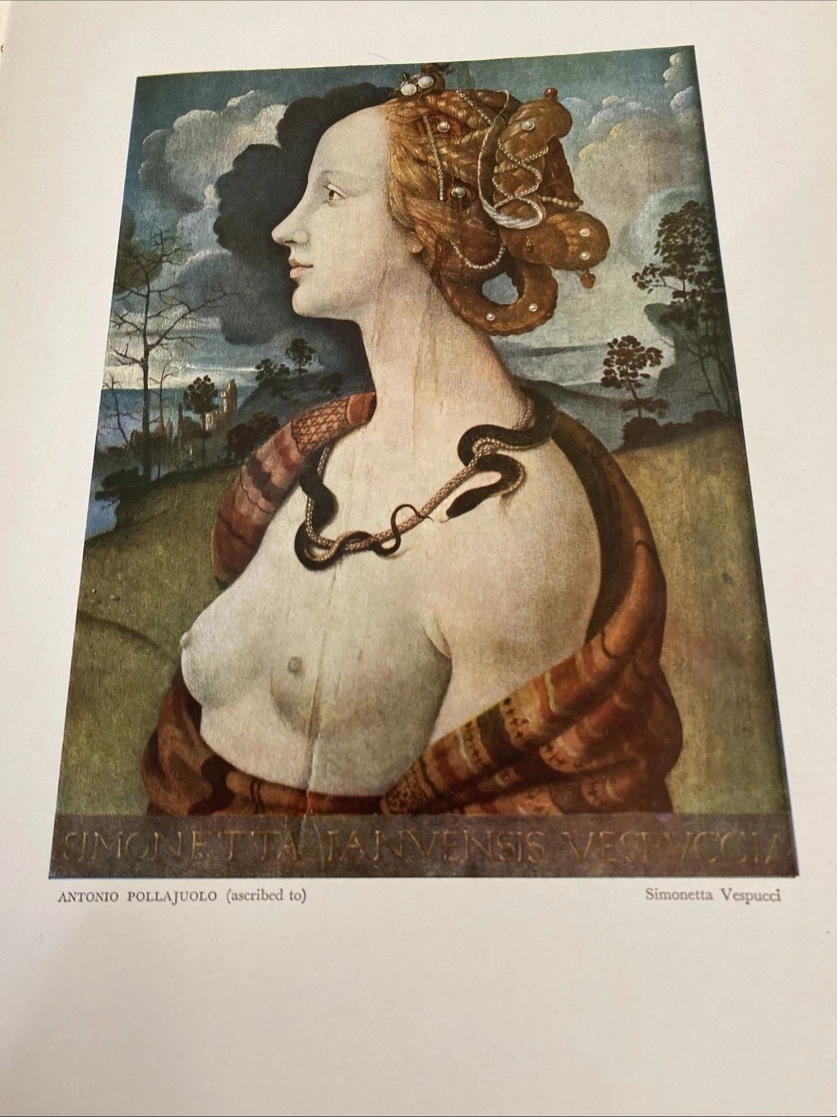 Verve 1939 Pollaiuolo (attrib.) Simonetta Vespucci photogravure bifolio leaf - Image 9