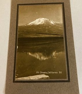 RPPC Mt. Shasta California #80 Bardell & O’Neil Postmarked 1910 Santa Barbara