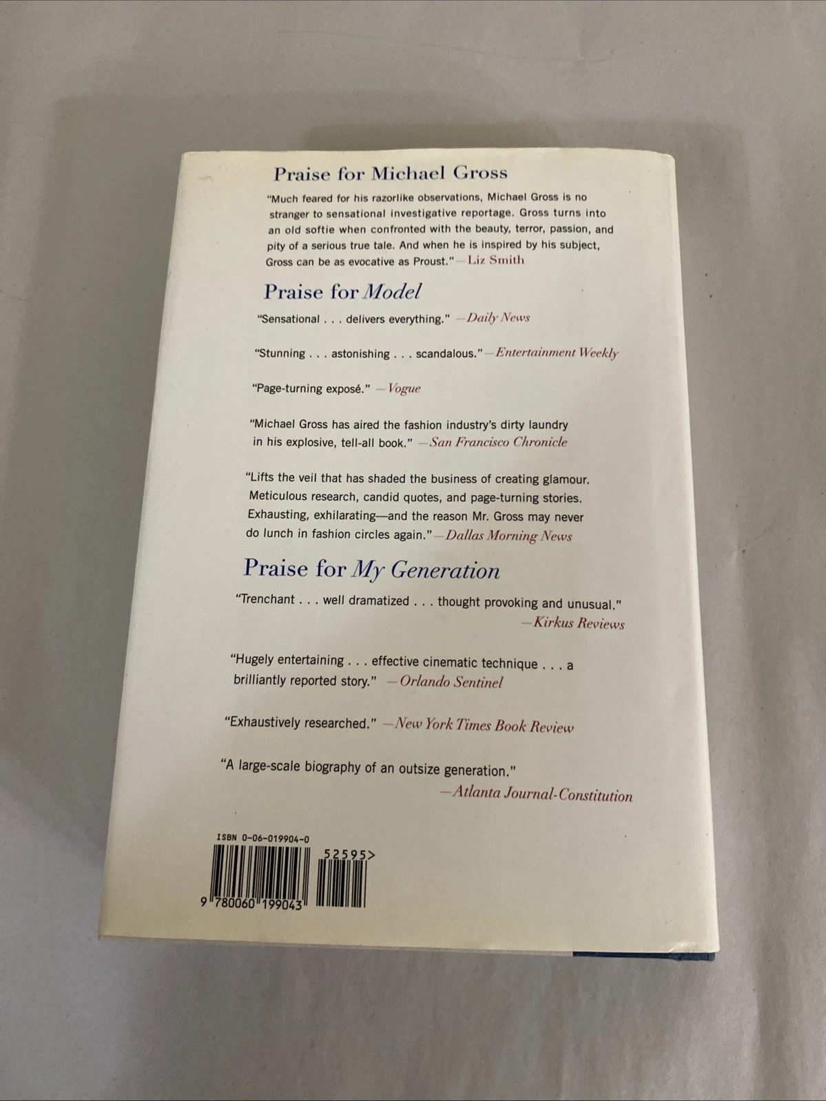 Signed 1st/1st Genuine Authentic Michael Gross Ralph Lauren Biography HC DJ 2003 - Image 9