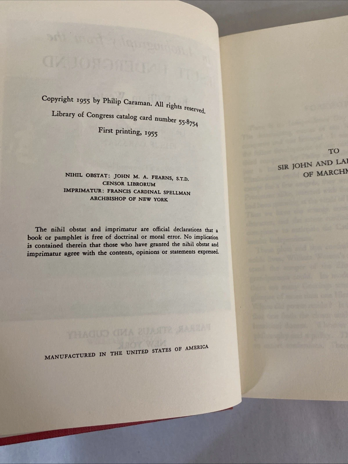AN AUTOBIOGRAPHY FROM THE JESUIT UNDERGROUND by William Weston - 1955 - 1st Prnt - Image 8