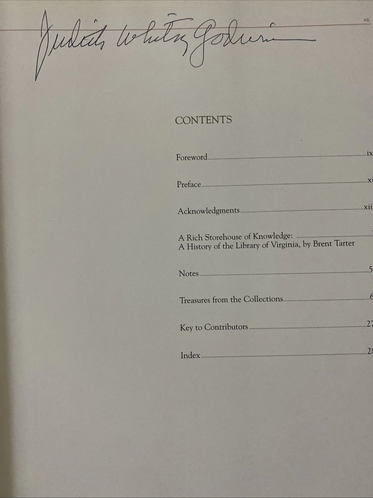 The Common Wealth: Library of Virginia Treasures 1997 HC/DJ Signed Judith Godwin - Image 5