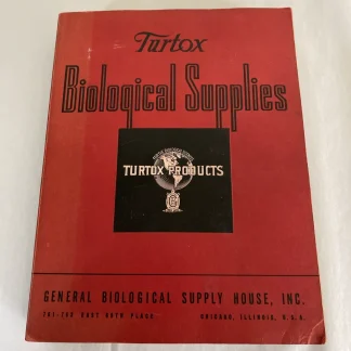1939 Turtox Biological Supplies Catalog No. 40 w/ Teacher Handout Chicago