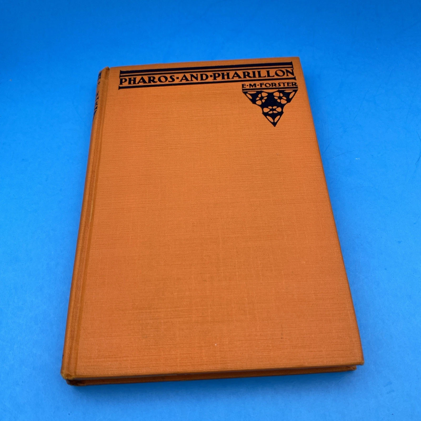 1923 E.M. Forster Pharos and Pharillon 1st American Edition Knopf HC