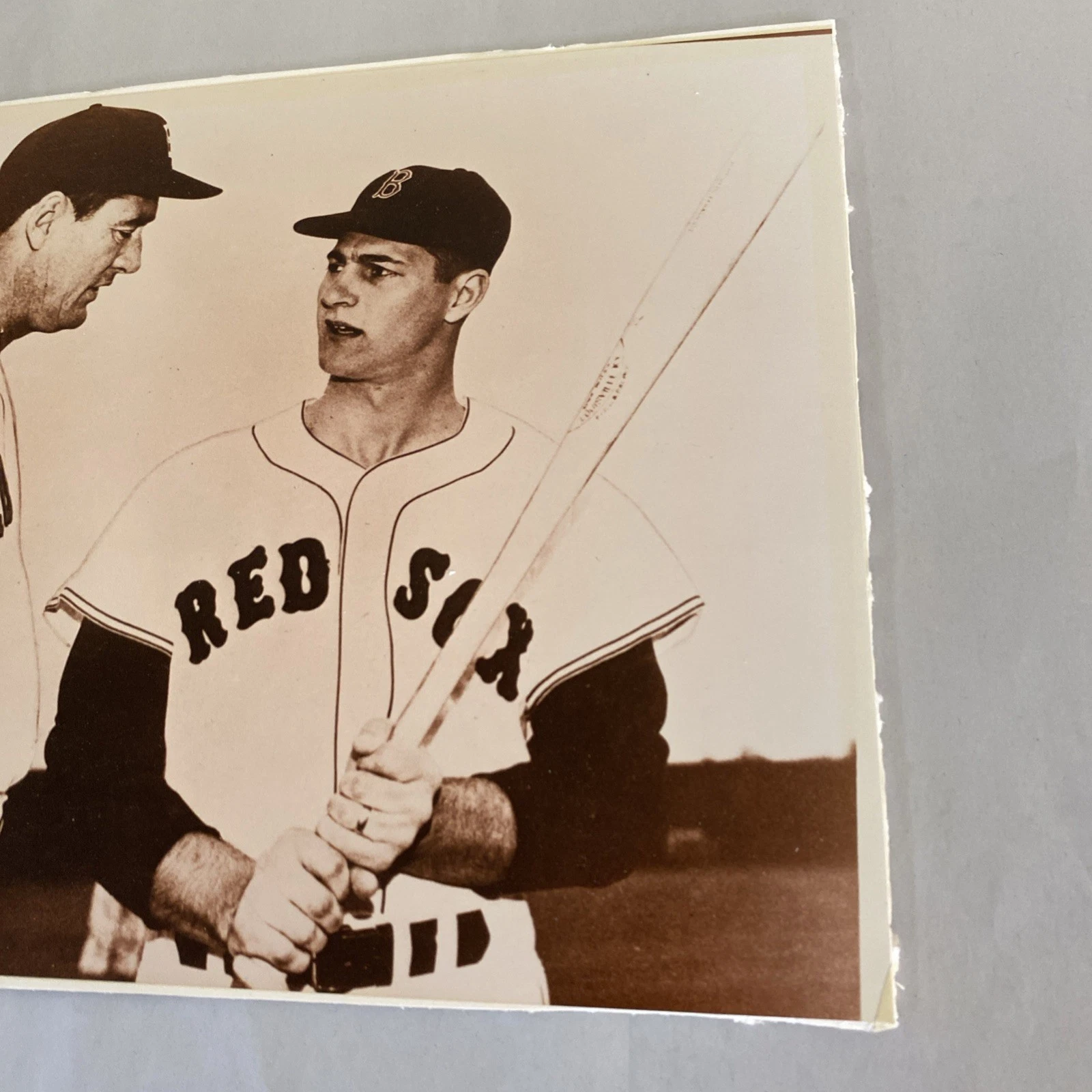 Ted Williams & Carl Yastrzemski 1961 Photo – Vintage Collection 14x11 w/ COA HOF - Image 3