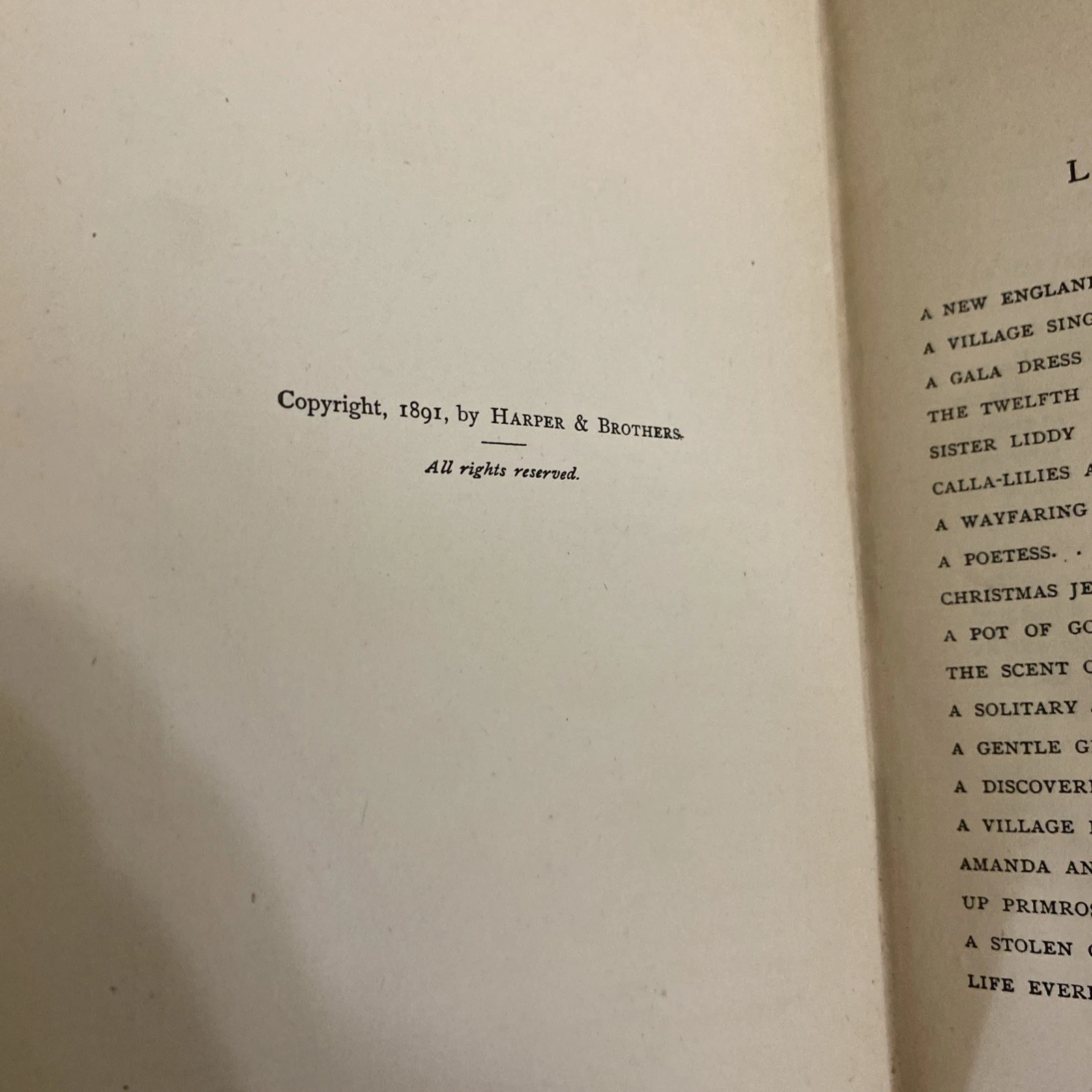 1900 A New England Nun & Other Stories — Mary E. Wilkins, Harper & Brothers - Image 5
