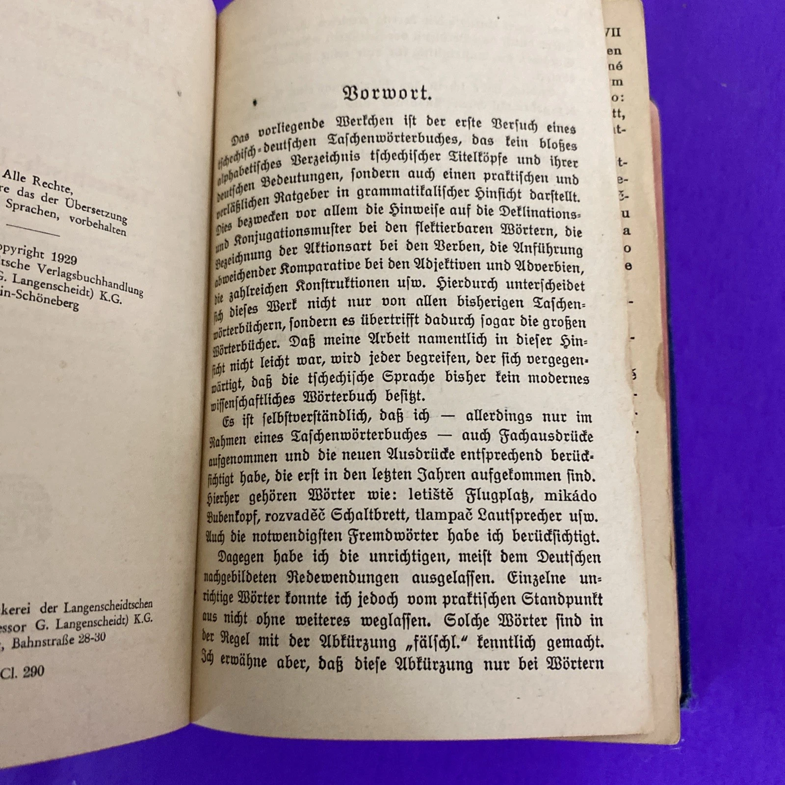 1929 Langenscheidt Czech German Pocket Dictionary Kabesch 5th Ed - Image 8