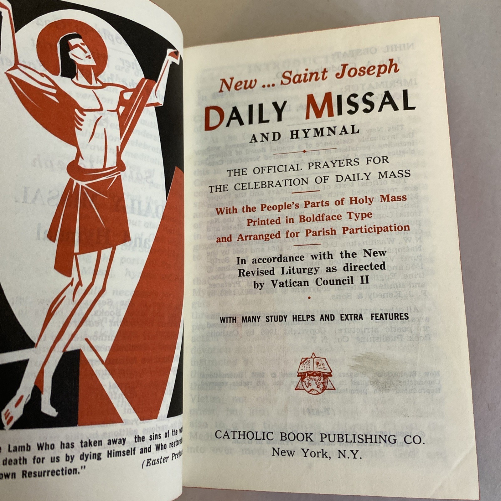 New Saint Joseph Daily Missal And Hymnal - New Revised Edition 1966 - Image 9