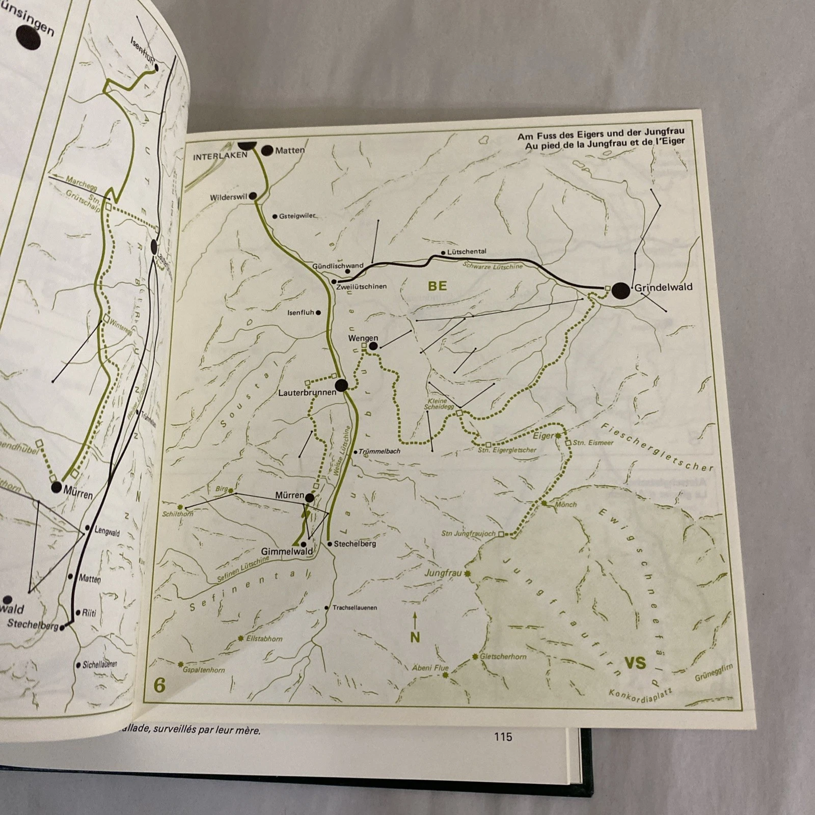 Découverte de la Suisse Vol 11 1983 Christian Lohner Thun Brienz Oberland w/ Map - Image 11