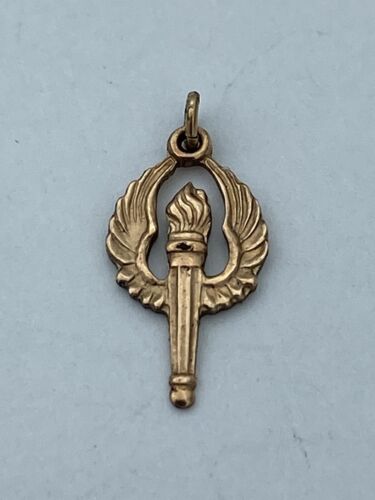 Vintage Delta Zeta Sorority Charm 14k - Image 3