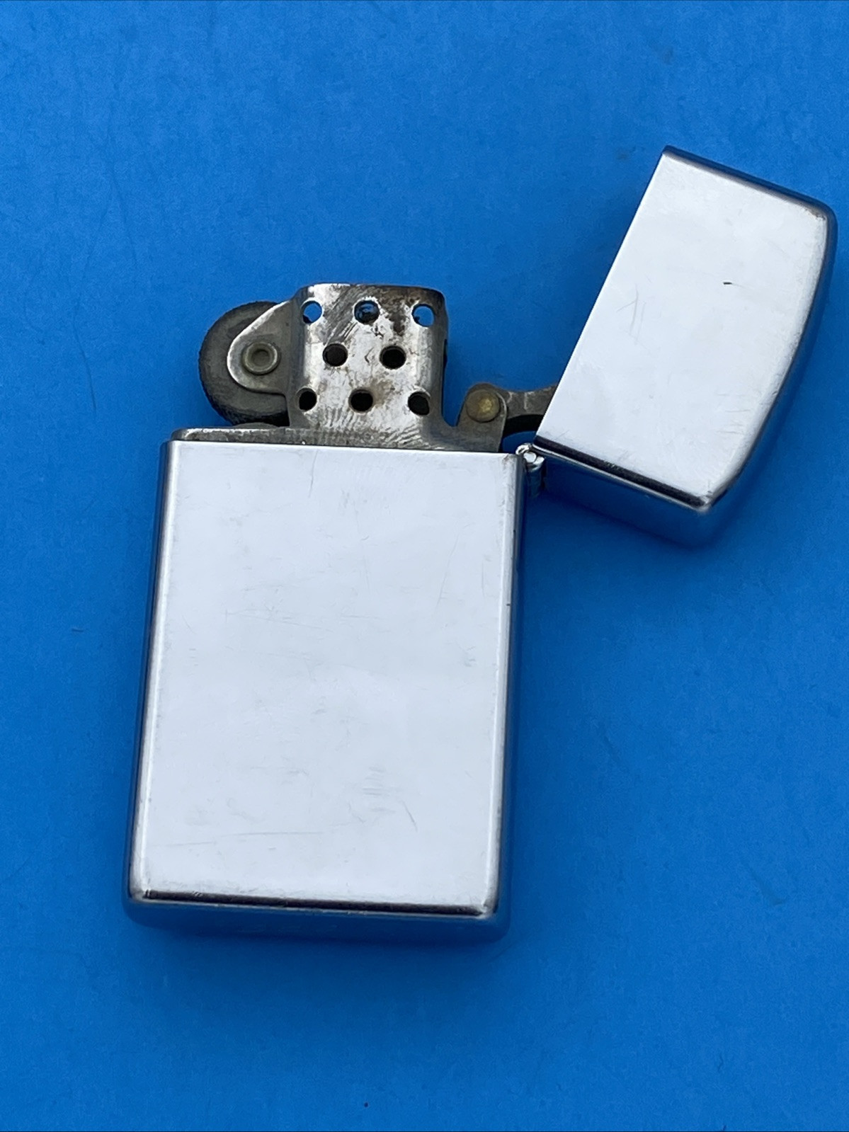 Vintage 1956 Zippo Lighter USS United States Steel (Untested) - Image 6
