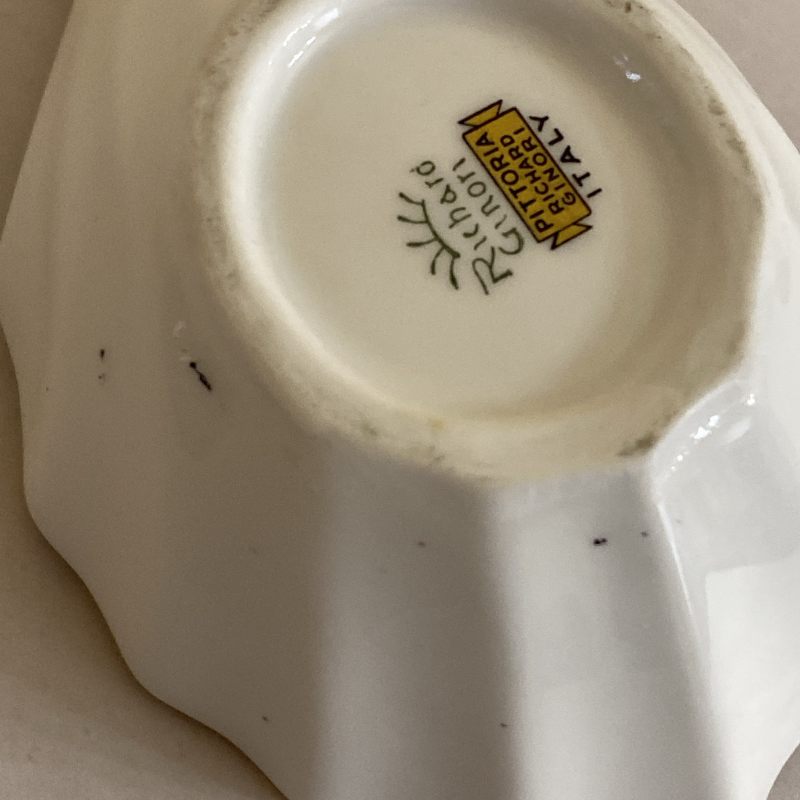 Richard Ginori Fiesole Impero Firenze Shell Shape Spoon Rest - Image 9