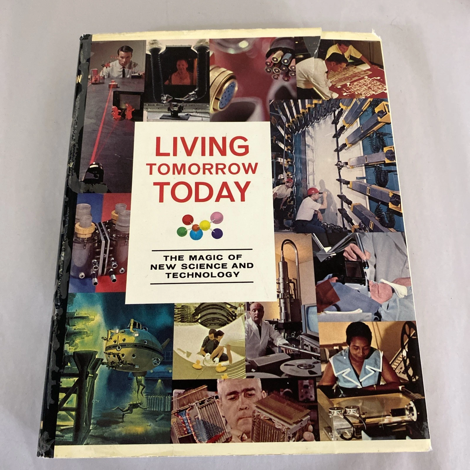 1969 Living Tomorrow-Today! Magic of New Science & Technology DJ Casewrap Illust