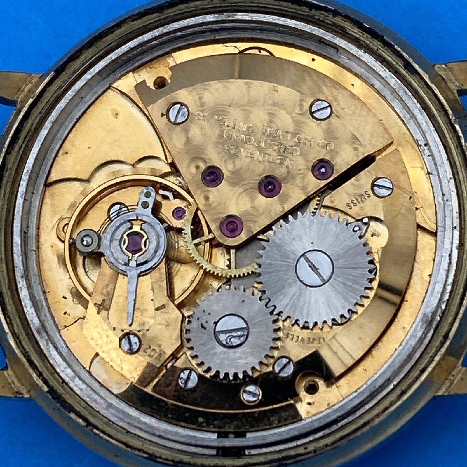 Glycine 646 AN Men’s 17 Jewel Wristwatch Swiss Made Vintage - Image 4