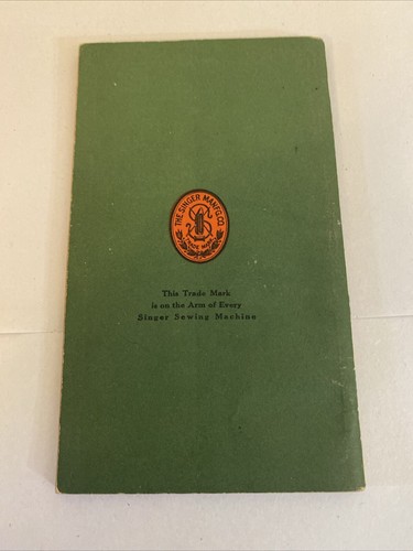 Rare 1940 SINGER Electric Sewing Machine Model 66-16 Instructions Manual Booklet - Image 2