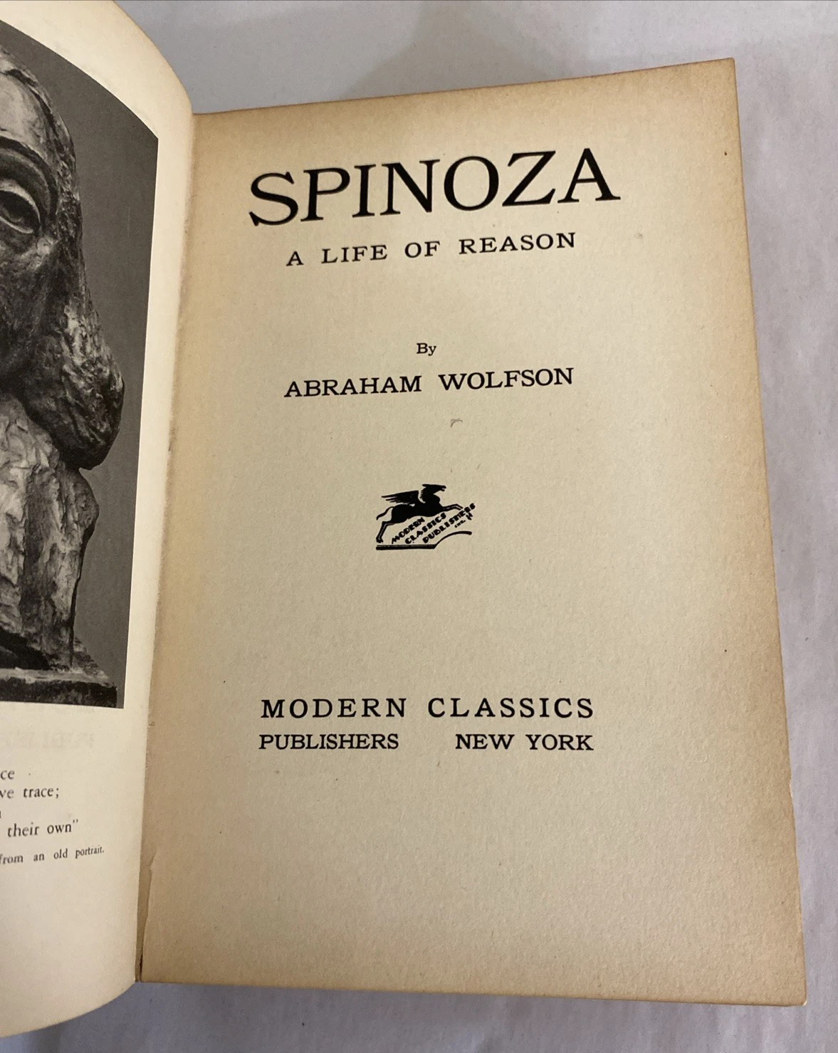 Spinoza A Life of Reason 1932 1st ed Wolfson publisher inscription HC philosophy - Image 11