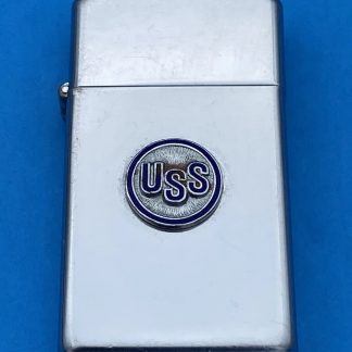 Vintage 1956 Zippo Lighter USS United States Steel (Untested)