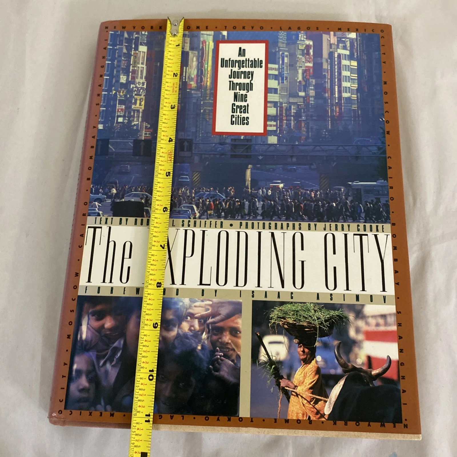 The Exploding City 1989 1st HC/DJ Inscribed Schiffer Asimov Foreword - Image 2
