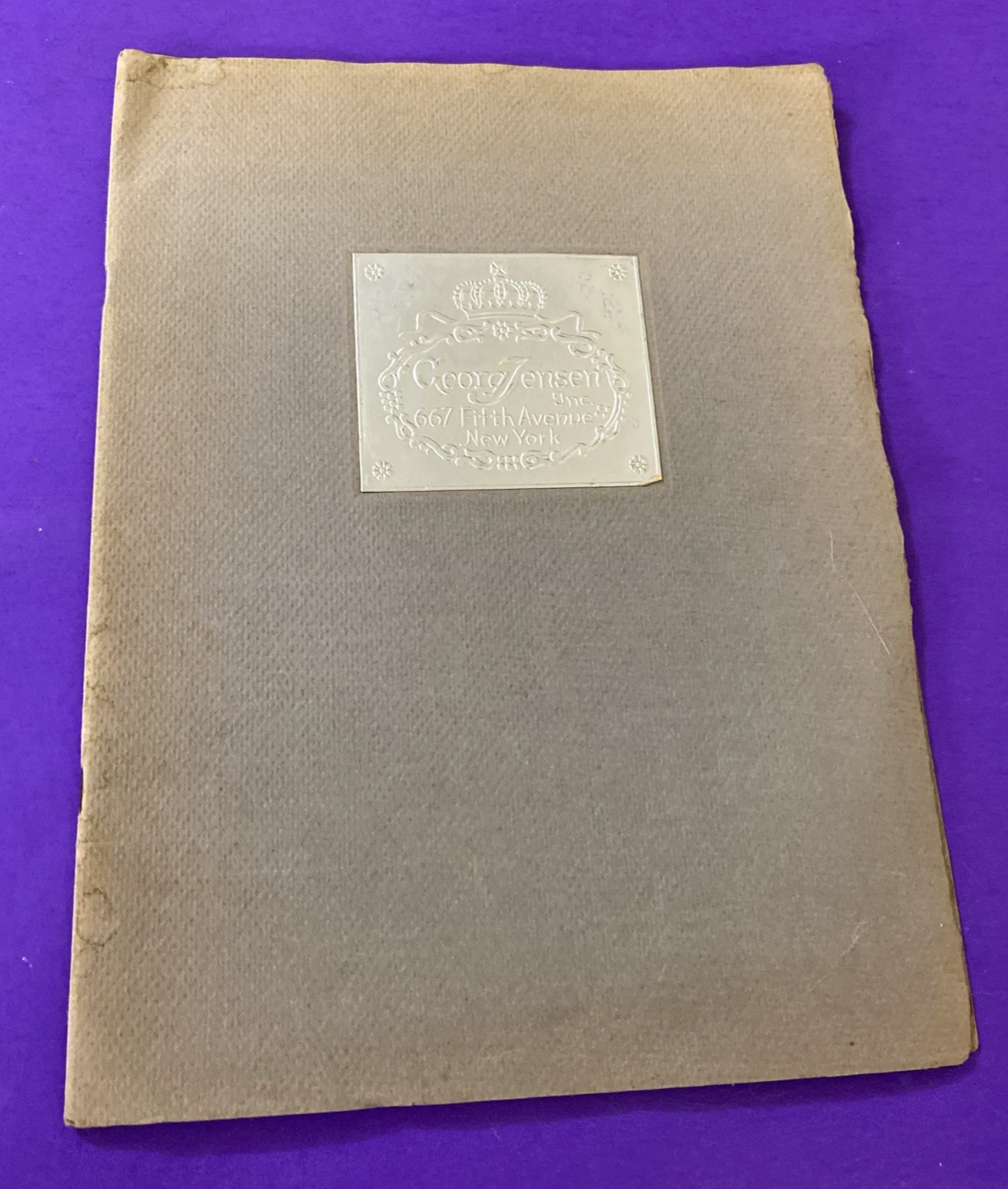 1950 Georg Jensen Fifth Avenue Catalog w Order Form Envelope MCM Silver NYC Gift