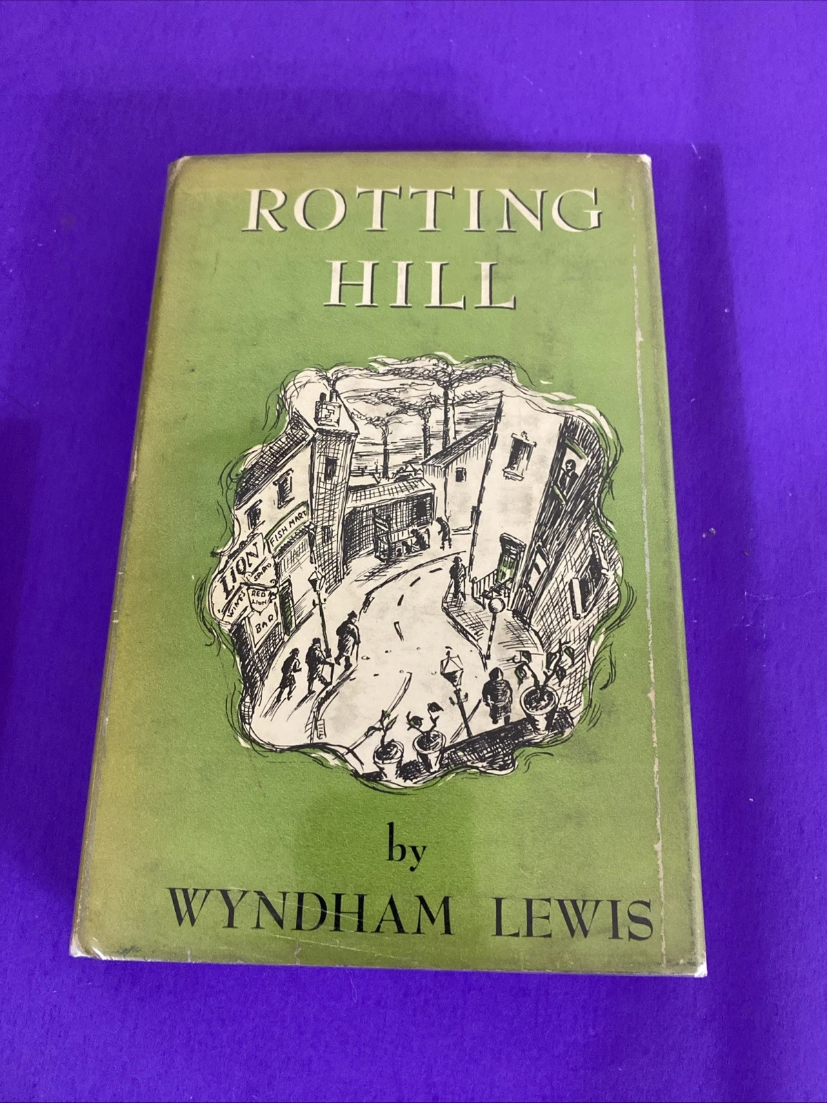 Wyndham Lewis Rotting Hill 1952 First American Edition Unclipped DJ