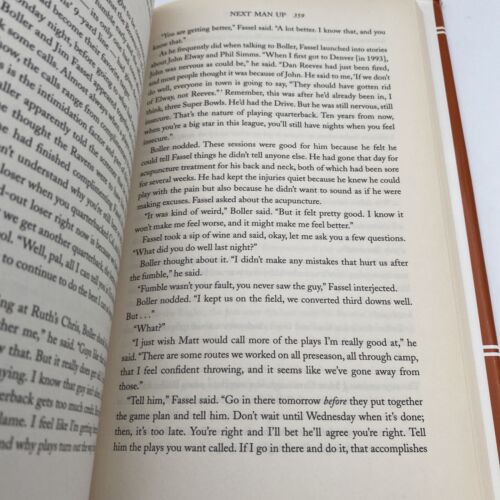 Next Man Up : A Year Behind the Lines in Today's NFL Hardback Book - Signed - Image 6