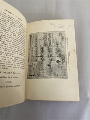 1908 Thomas Alva Edison: Sixty Years Of An Inventor's Life by Jones, Biography - Image 8