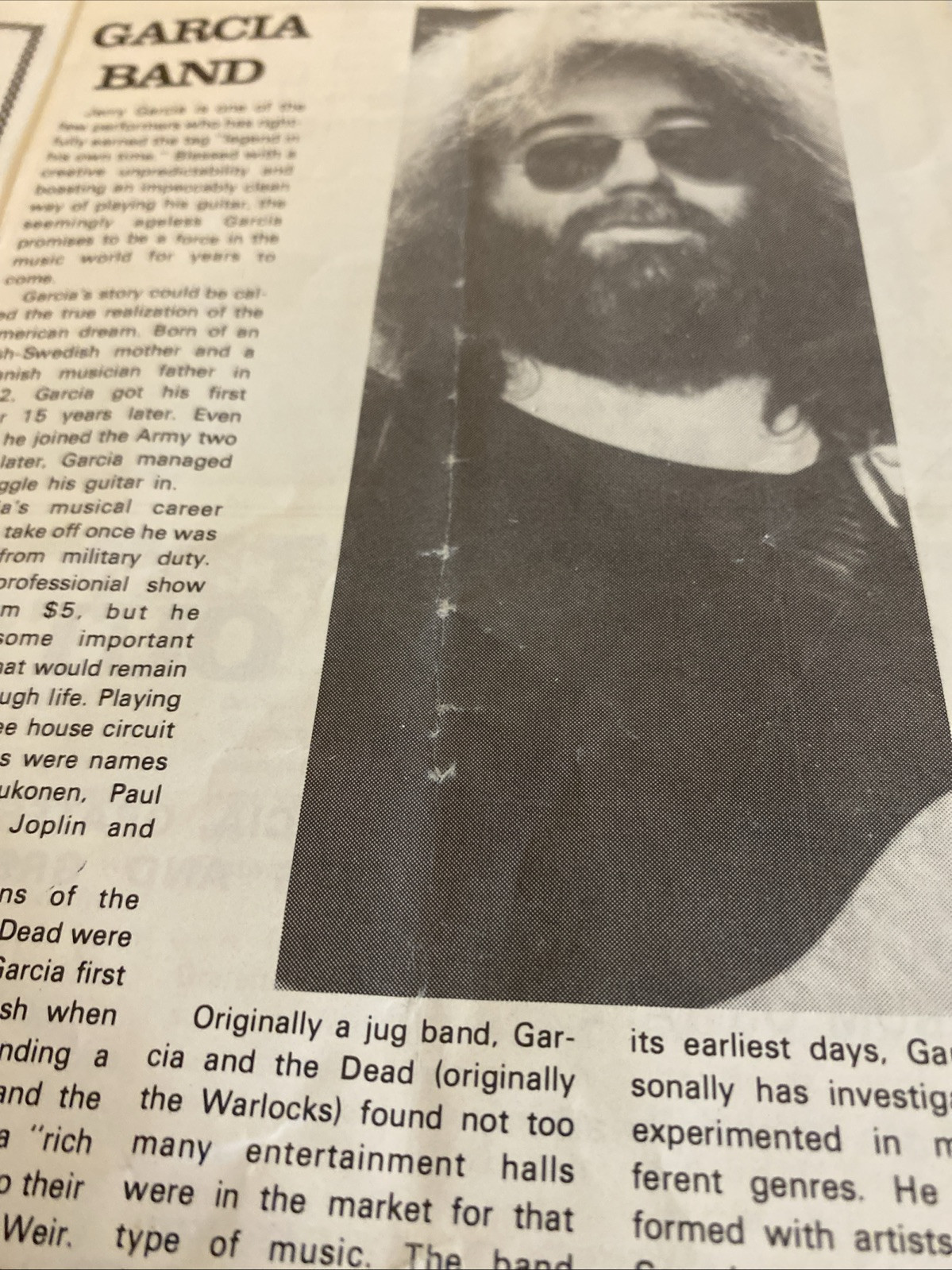 JERRY GARCIA Band Program - At The Capitol March 1978 - Image 7