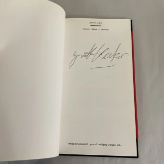 Gunther Uecker signed Kölnisch Klause Phobien 1983 artist book Symbol Cologne DE