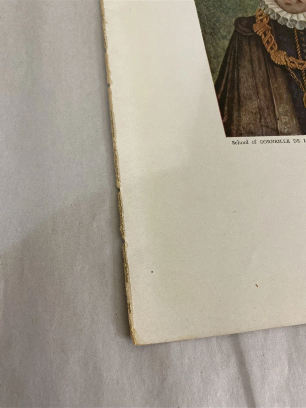 1939 Verve Montaigne Port. (School of Corneille de Lyon) color plate + essay 2pp - Image 4