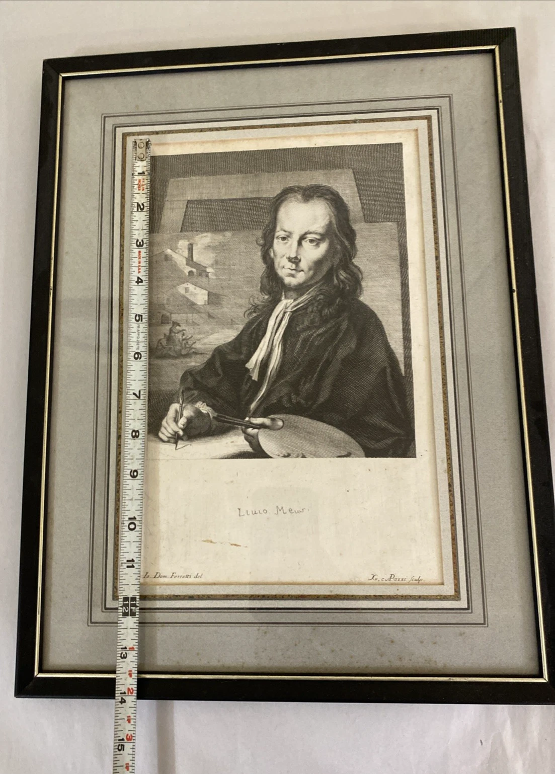 Livio Mehus Portrait Engraving, Campiglia del. / Pazzi sc., Uffizi Series 18th-C - Image 12