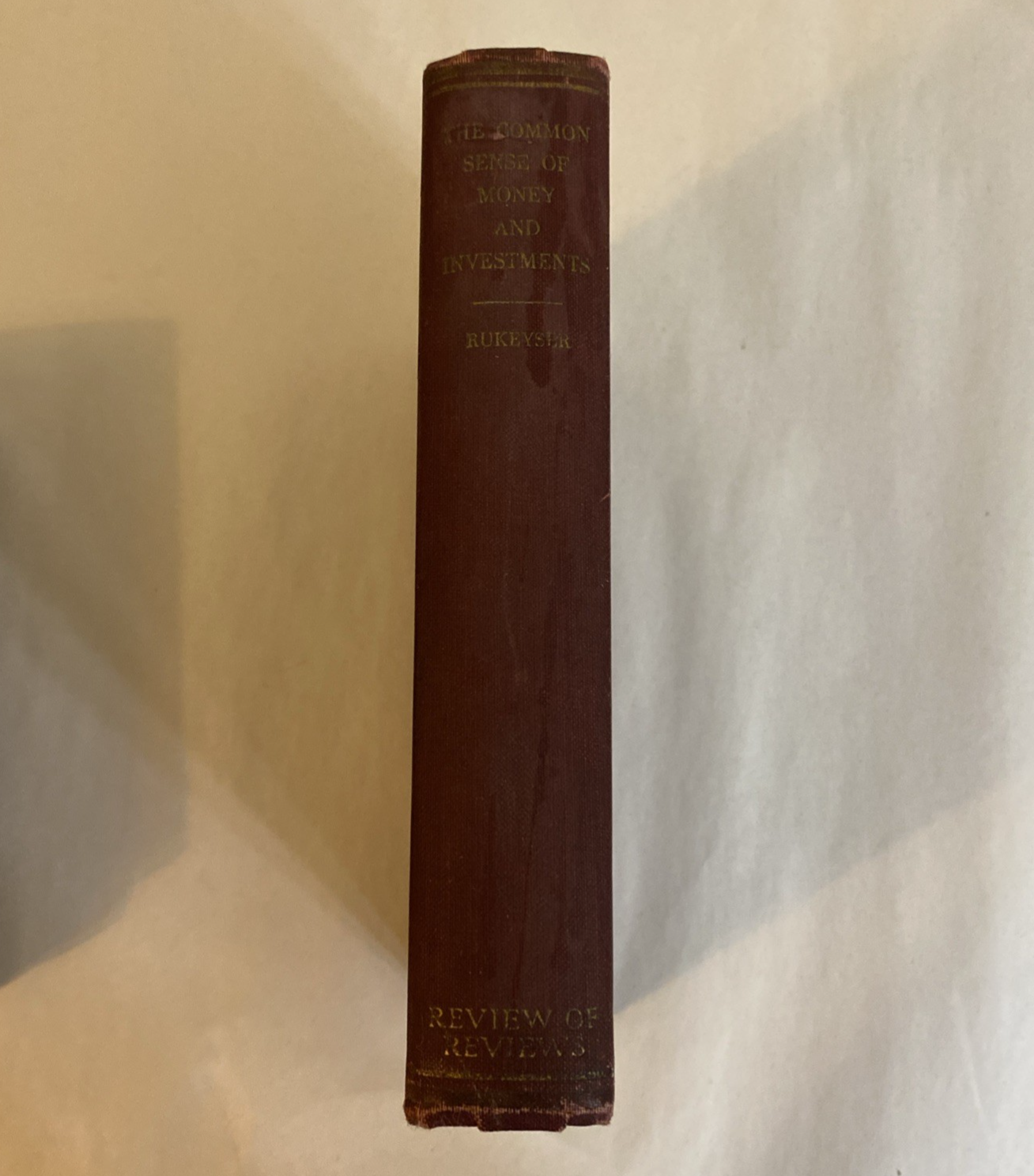 The common Sense of Money and Investments Merylle Ruckeyser 1924 First Edition - Image 9