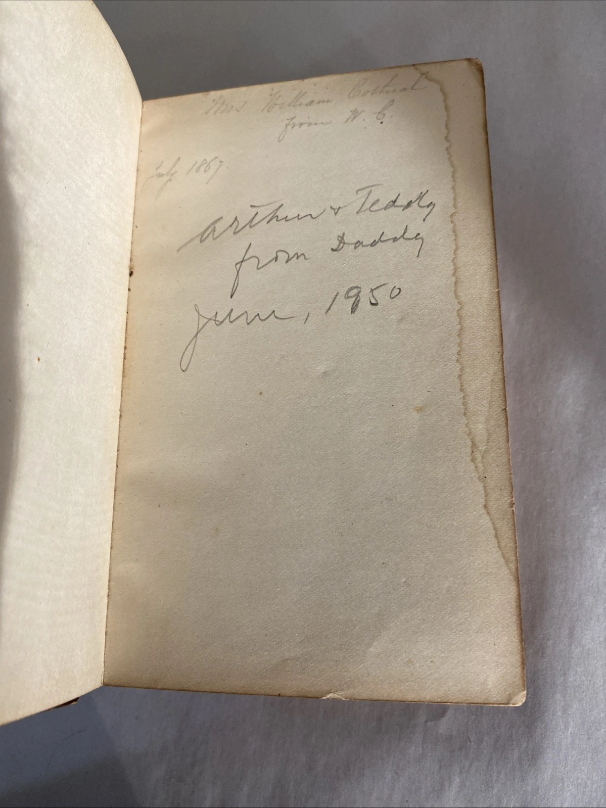 1866 Maunder Biographical Treasury leather 13th ed Longmans Green London antique - Image 4