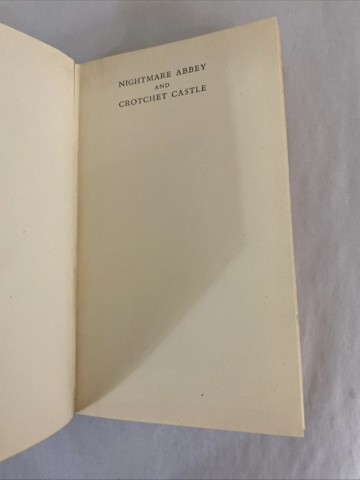 Nightmare Abbey & Crotchet Castle Peacock Priestley intro 1947 HamishHamilton HB - Image 4