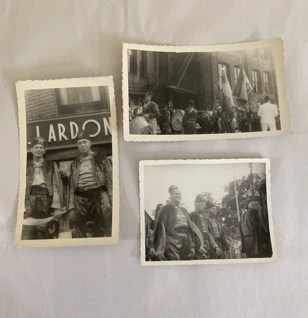 Rare 1930s Shriners Parade Photos – Pyramid Temple & Sphinx Patrol, Bridgeport