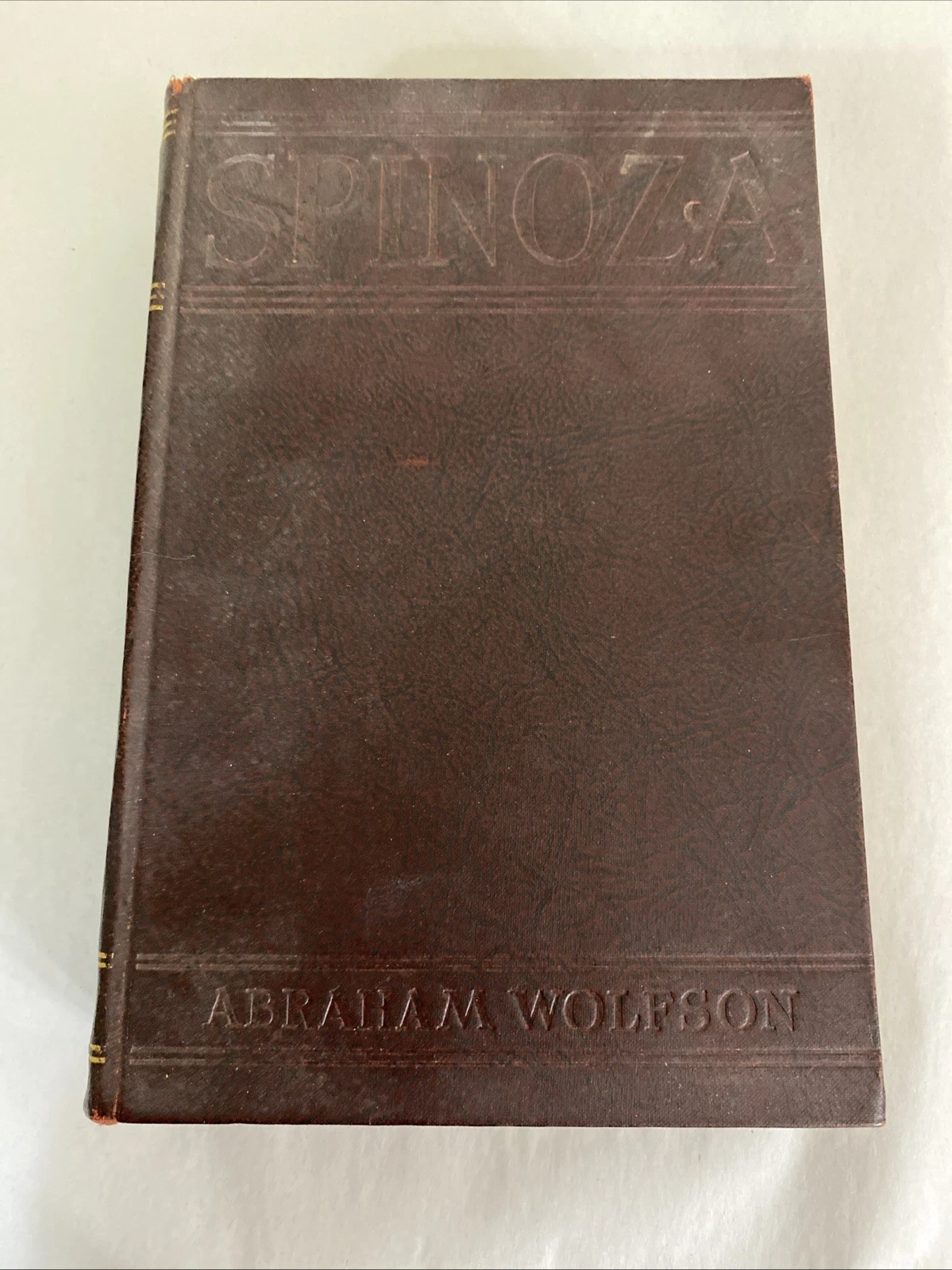 Spinoza A Life of Reason 1932 1st ed Wolfson publisher inscription HC philosophy - Image 4