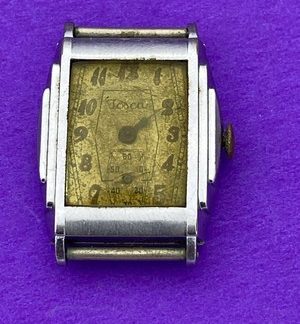 Vintage Josca Swiss Watch by Savo 15J Small Seconds c1948 Hinged Case Project