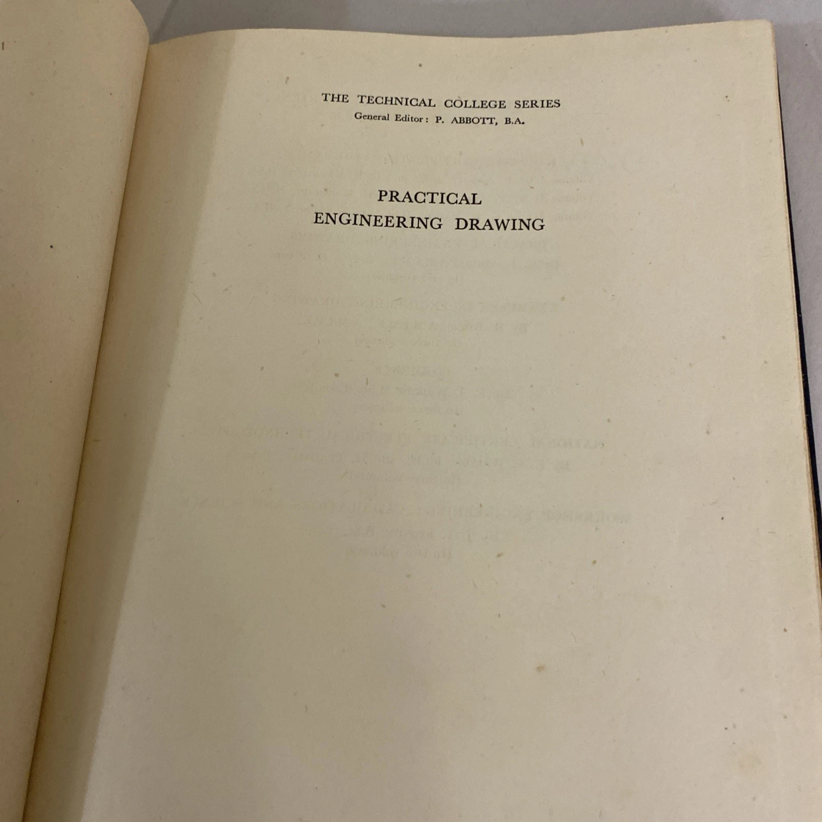1944 Practical Engineering Drawing Vol 1 HMS Glendower Royal Navy Textbook - Image 5