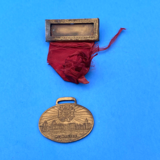 1933 GAR 34th National Encampment Medal & Ribbon - Milwaukee - Civil War Vets