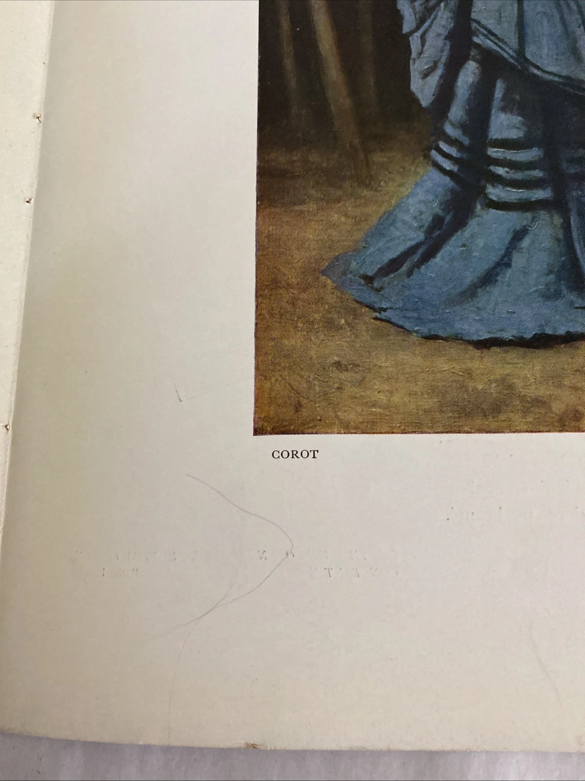 1939 Verve No.5-6 Manet Femme en bleu & Corot L'Atelier color plates bifolio - Image 7