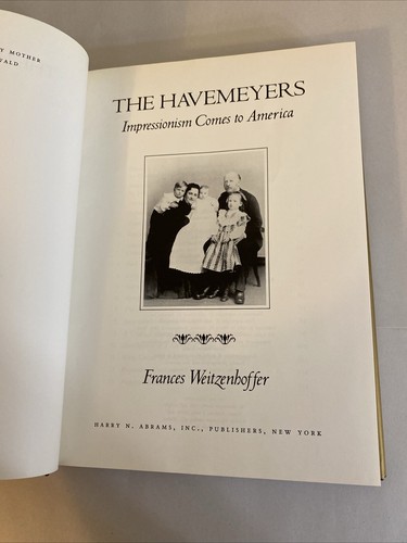 The Havemeyers Signed By Frances Weitzenhoffer Hardcover Book - Image 6