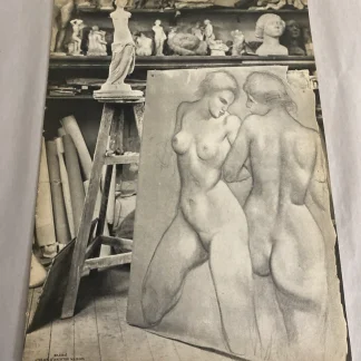 Maillol Studio + Bracelli Bizzarie, Verve 1939 double-sided photogravure leaf