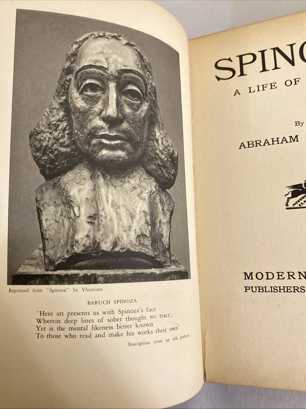 Spinoza A Life of Reason 1932 1st ed Wolfson publisher inscription HC philosophy - Image 10